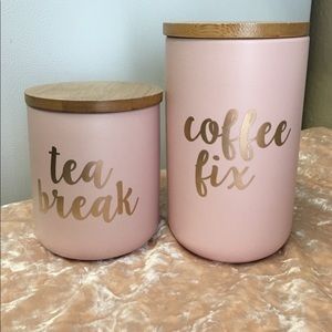 Coffee and Tea Canister Set